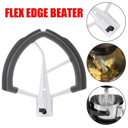 Flex Edge Beater for KitchenAid Bowl-Lift Stand Mixer - 6 Quart Flat Beater  Paddle with Flexible Silicone Edges