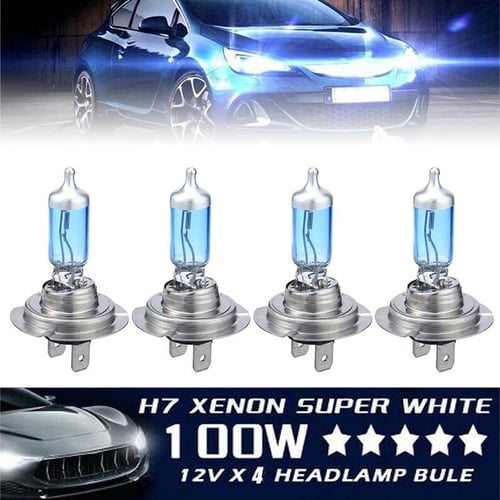 H7 100W Car Lamp Xenon Gas Lamp Halogen Light 12V Super Bright Fog