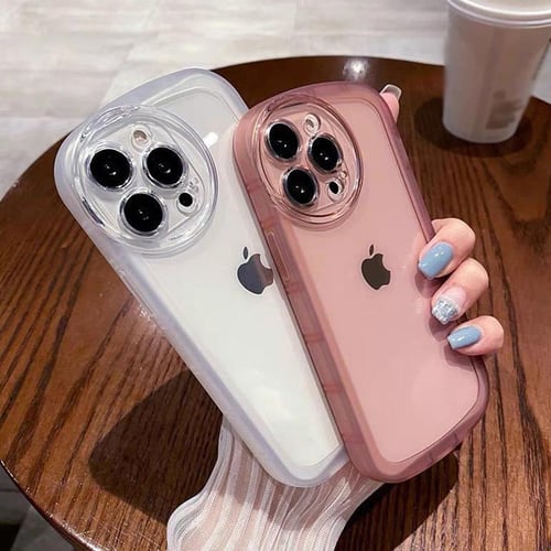 Clear Shockproof Silicone Phone Case For iPhone 15 Pro Max Camera