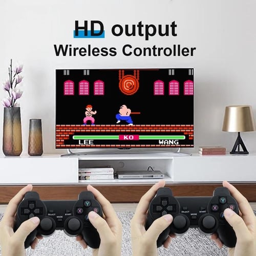 Video Game Stick Lite 4K Console 64G Built-in 10000 Games Retro handheld  Game Console Wireless Controller For PS1/GBA