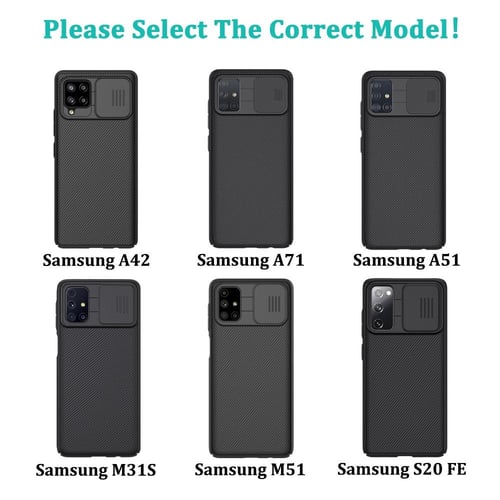 NILLKIN for Samsung Galaxy S21 FE 5G case Back cover CamShield Camera  Protection Lens Case for