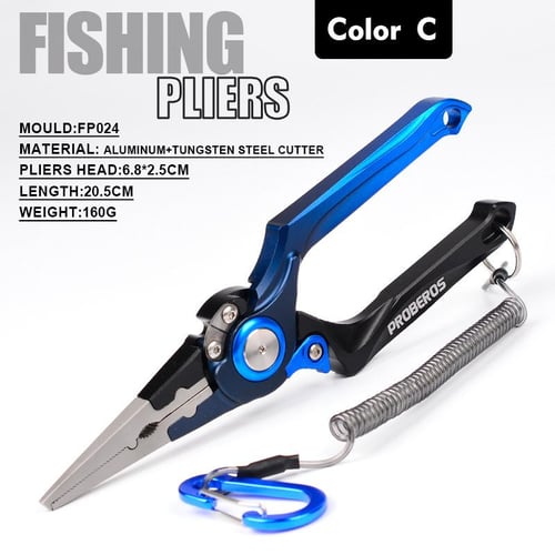 Aluminum Fishing Pliers,120mm Fishing Split Ring,Salt Water