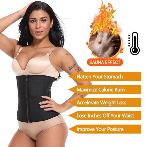Cheap Sweat Sauna Waist Trainer Corset Trimmer for Women Lower Belly  Slimming Belt Fat Burning Body Shaper Sports Girdle Workout Shapewear  Modeling Straps