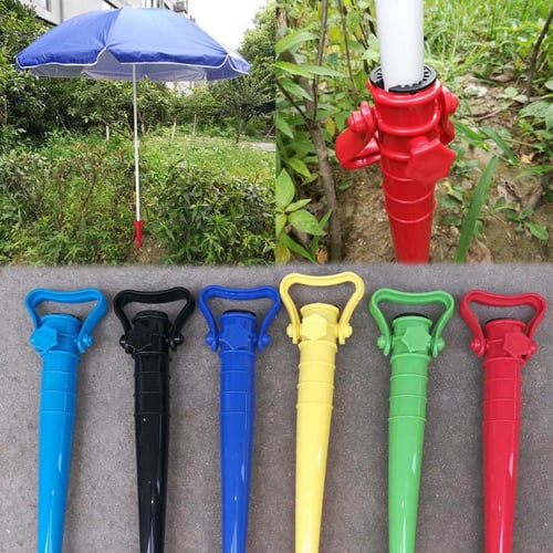 Cheap Parasol Anchor Beach Umbrella Holder Sand Screw Stand Fishing Rods  Outdoor