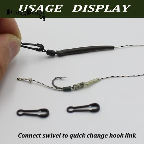 20pcs/Fishing Tackle Gear Accessories Snap Clips Fishing Carp Terminal  Tackle