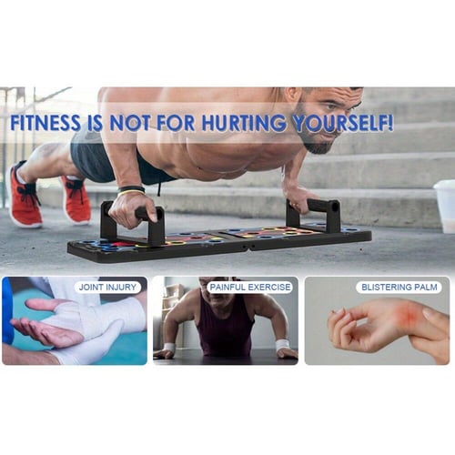 Push Up Board Portable Multi FunctionFoldable Workout Equipments Push Up  Bar for Home Gym Equipment Bodybuilding Fitness Sports