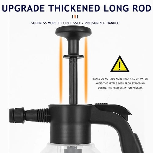 2L Hand Pump Foam Sprayer with 2 Types of Nozzle Hand Pneumatic