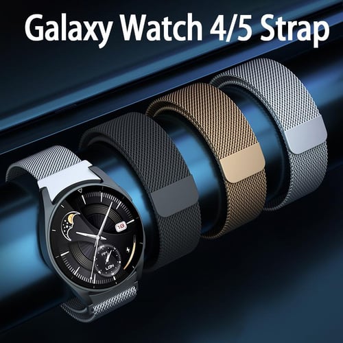 Stainless Steel Strap For Samsung Galaxy Watch 4 Classic 46mm 42mm/Watch 4  5 6 44mm 40mm/5 pro No Gaps Curved end Metal Bracelet