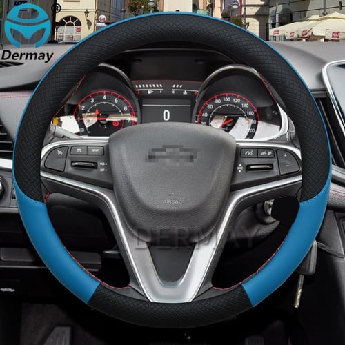100% DERMAY Brand Leather Car Steering Wheel Cover Sport Anti-Slip for BMW  E46 3 Series Tuning Funda Volante Auto - buy 100% DERMAY Brand Leather Car  Steering Wheel Cover Sport Anti-Slip for