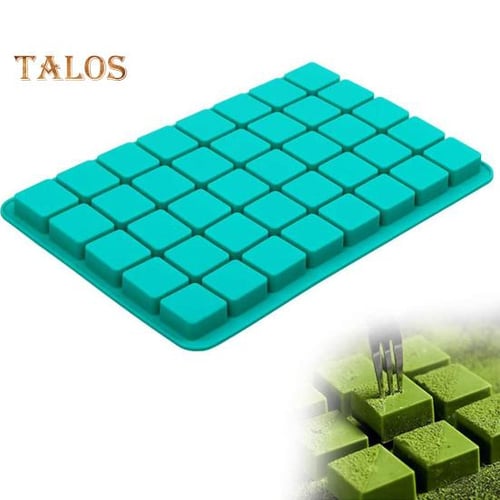 Candy Molds Silicone Chocolate Molds 40-Cavity Square Baking Molds for  Homemade Caramel, Hard Candy, Truffle Chocolate, Keto Fat 