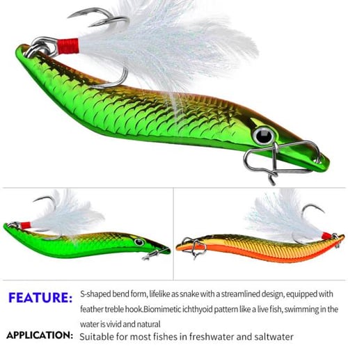 Fishing Lure Sharp Hook 3D Simulation Fisheye Fishing Treble Hooks