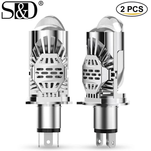 F40B H4 LED Lens Mini H4 LED Headlight Bulbs Bi-led Projector