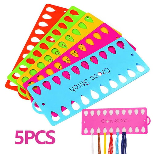 5 PCS Embroidery Floss Organizer Cross Stitch Thread Holder Storage Tool