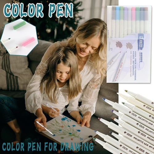 12/18/24/36 Colors Washable Color Watercolor Pen Marker Pen Doodle Pen 8ml