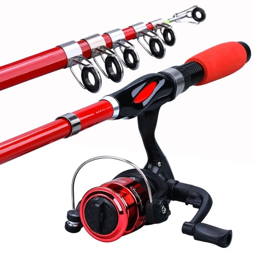 Sougayilang Spinning Fishing Reel and Rod Combo 3.2ft/4.9ft Telescopic  Fishing Rod with Reel Set for Freshwater Shore Fishing - buy Sougayilang  Spinning Fishing Reel and Rod Combo 3.2ft/4.9ft Telescopic Fishing Rod with