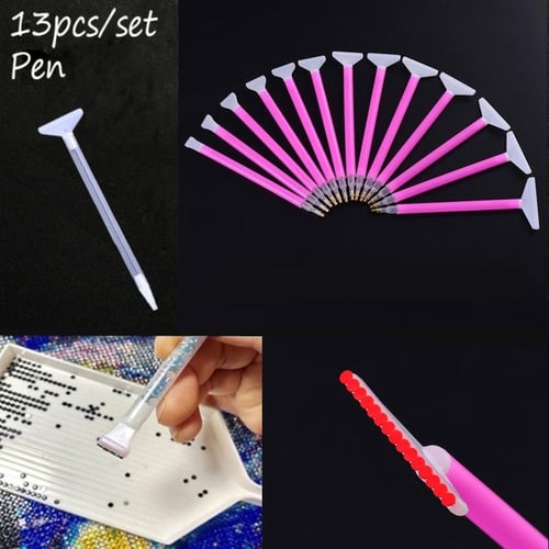 Resin Diamond Painting Pens Set Multiple Styles Lightweight Dried