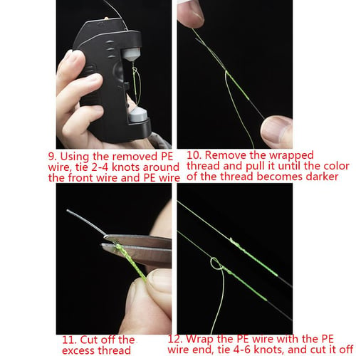 Cheap Electric GT Knot Knitting Machine Fishing Bobbin Winder Fishing Hooks  Tier Line Winder Binding Tools Fishing Line Equipment