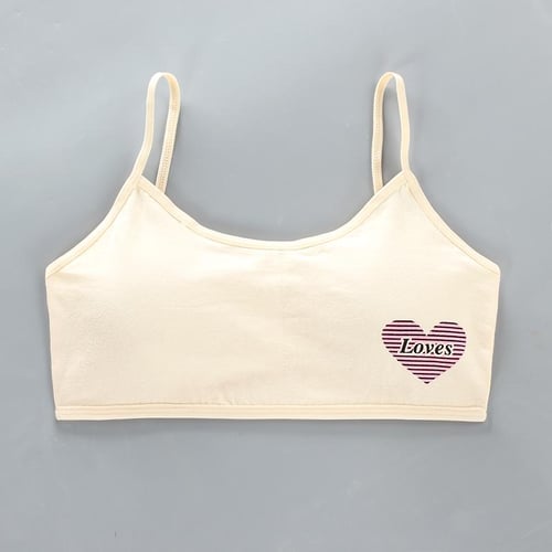 3pc Kids Cotton Sports Training Bra Underwear Girls Training Bra