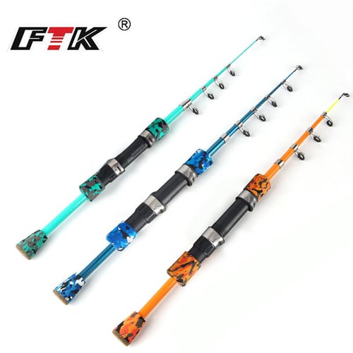 1.8m-3m Fishing Rod Combos with Telescopic Fishing Pole Spinning Reels Fishing  Carrier Bag for Travel Saltwater Freshwater Fishing