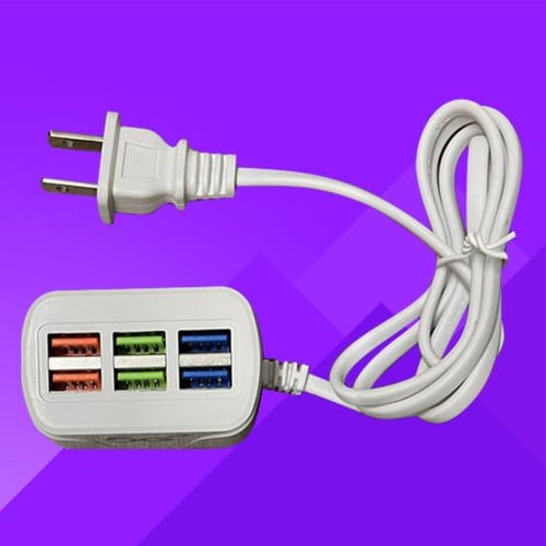 Multiprise USB 4 Ports - Chargeur Multiport Extension HUB 2.0