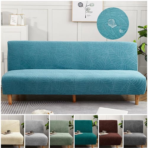 Waterproof Sofa Bed Covers Without Armrest Elastic Tight Wrap Couch Cover  Stretch Flexible Slipcovers Sofa For