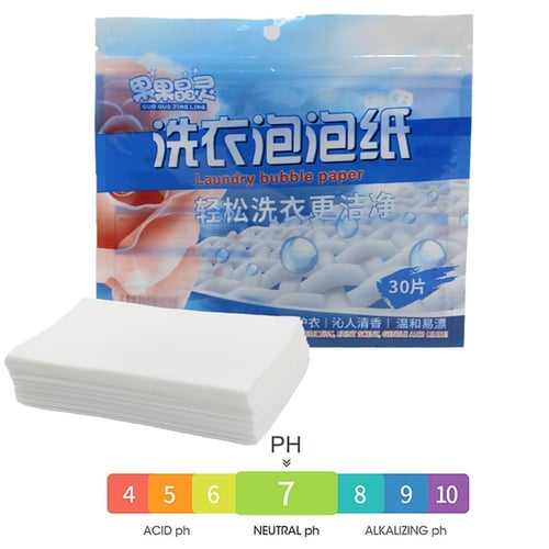 60pcs Laundry Tablets Children's Clothing Laundry Soap Deep