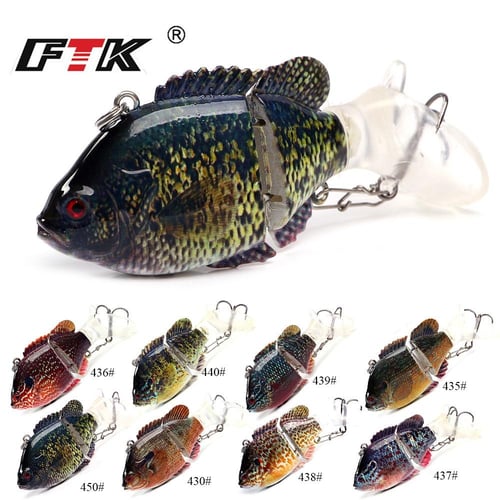 FTK 5 PCS 7.5CM Weight 2.5G Fishing Bass Carp Lure Minnow Soft