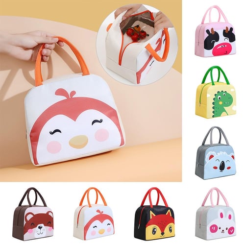 1pc Lunch box, handbag, square insulation bag, aluminum foil thickened bento  bag, office worker, student, meal carrying, large capacity picnic bag