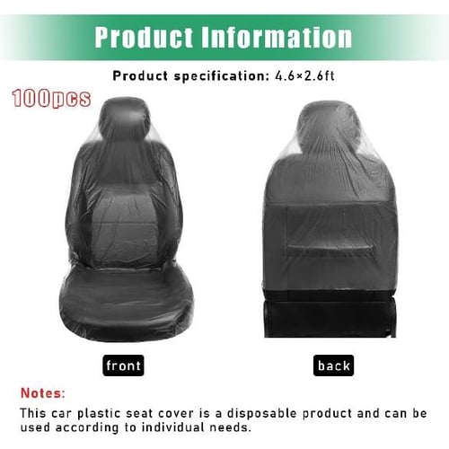 Disposable Car Seat Covers Near Me 40-Piece Car Protection Kit