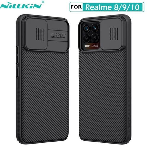 Cheap KEYSION Shockproof Case for Realme C30 Slide Camera Lens