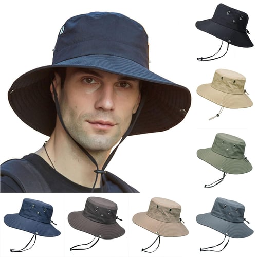 Projector)Men's Breathable Sun Hat Fishing Hat Sun Protection