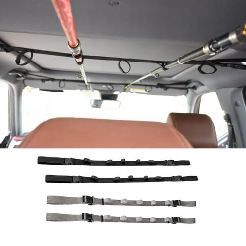 2Pcs Car Elastic Strap Strong Adhesion Organization Polyester Easy Install Fishing  Rod Carrier for - buy 2Pcs Car Elastic Strap Strong Adhesion Organization  Polyester Easy Install Fishing Rod Carrier for: prices, reviews