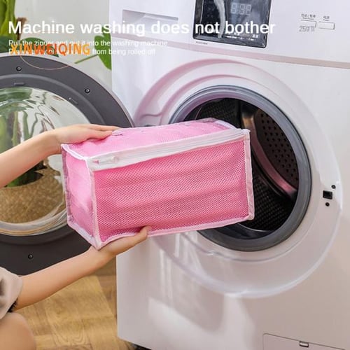 Anti-deformation Bras Washing Bag Thicken Polyester Underwear Laundry Bag  Zippered Mesh Washing Machine Dedicated Wash Bra Bags