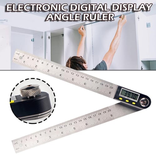 PDTO New Right Angle Ruler Stainless Steel Measuring Tools for