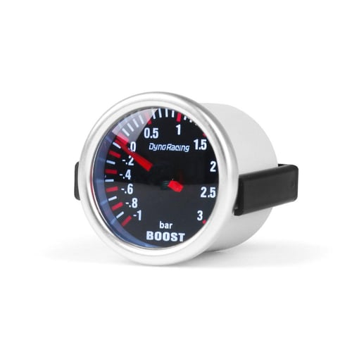 2 Inch 52MM Smoke Lens 2Bar Boost Gauge Turbo Boost Meter With Electronic  Sensor