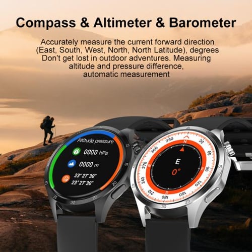 For Huawei Watch 4 Pro Plus GPS Smart Watch Men GT4 PRO AMOLED HD