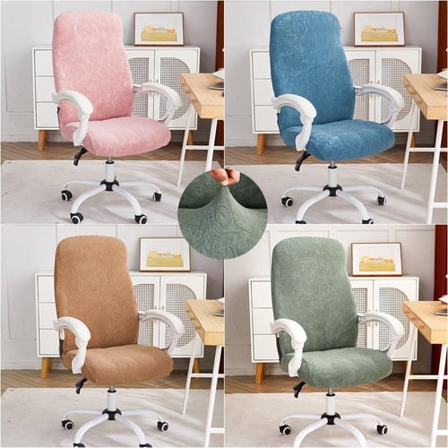 Jacquard Office Chair Cover Elastic Anti-dirty Gaming Chairs Slipcovers  Computer Seat Case Removable Funda Silla Escritorio Home - AliExpress