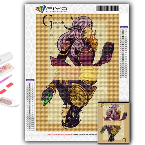 Diamond Painting Kits for Adults Full Drill Unicorn Anime Diamond Art Kits for K