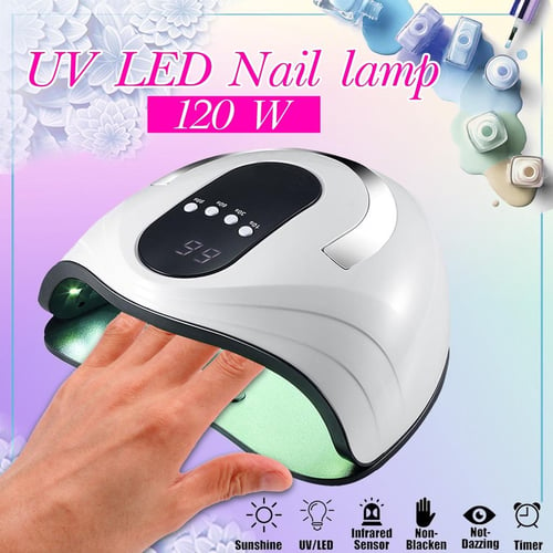 LED Lamp For Nails UV Nail Drying Light For Gel Nail Smart Nail Dryer With  660nm