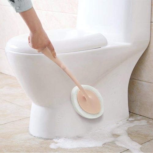 1pc Multifunctional Bathroom Wall Brush Removable Long Handle