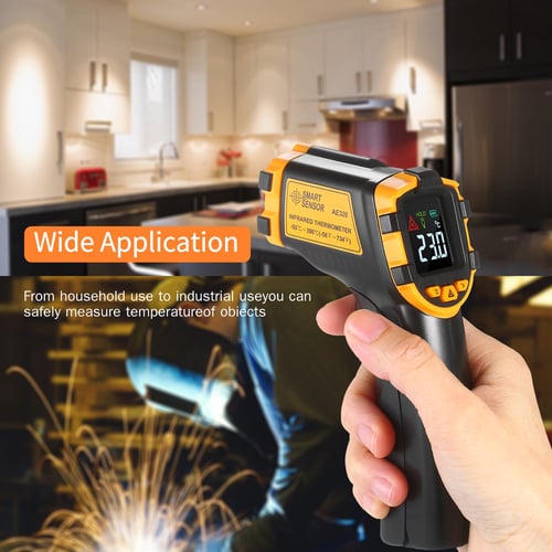 KETOTEK IR Infrared Thermometer Non-Contact Digital