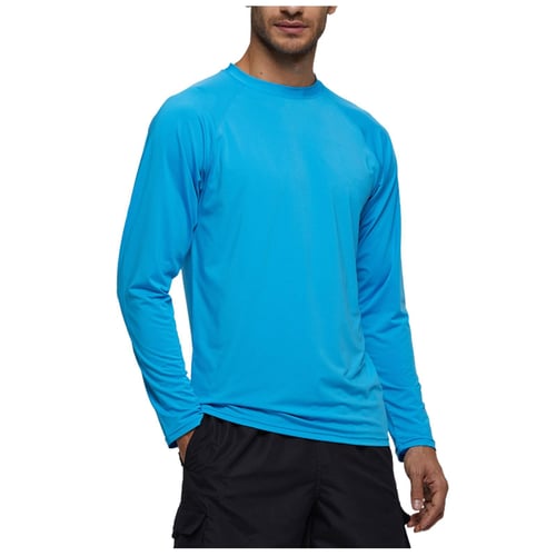 Men's Long-sleeved Loose Sun Protection Clothing Upf 50+ Beach Sun Protection Quick-drying Clothing Men's Surfing Clothing Men's Swimwear