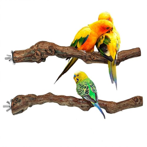 Bird Perch Stands Rope Parrot Standing Pole Wood Stick Grinding Paw  Climbing Branch Trainig Toy Birdcage Accessories For Parakeets Cockatiels  Lovebird