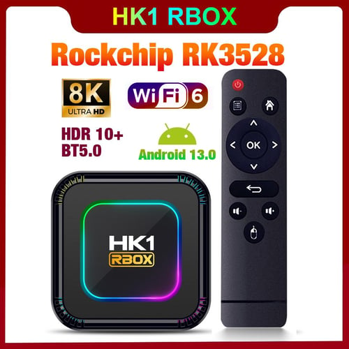 4GB 64GB Android 13.0 Smart TV Box H96 MAX RK3528 Rockchip Wifi6 8K Dual  Wifi Media Player TVBOX