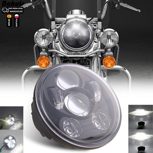5-3/4 5.75 LED Headlight With Turn Signals For Harley Davidson Iron 1200  883