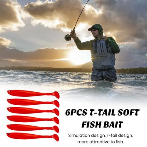 Fishing Lures,2 Box Soft Fishing Lure Swimbait Simulation Silicone Soft  Artificial Fishing Bait for Saltwater Freshwater,Fishing Gear and Equipment