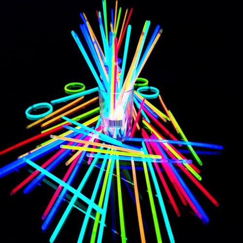 20/50/100pcs Glow Sticks Party Fluorescence Light Glow In The Dark