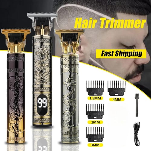 Men's Barber Retro T9 Hair Trimmer Professional Razor Trimmer Kemei Heyar  Cut Machine Wireless Hair Clipper Beard Man Shaving