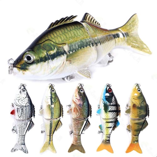 Lifelike Lure Bait Fishing Lures For Bass Trout Perch Jointed