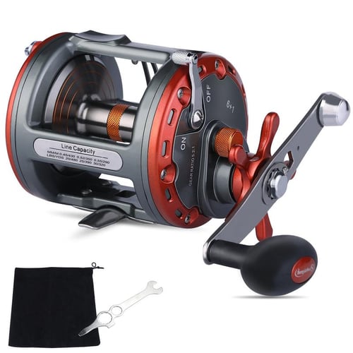 Fishing Reel 6+1BB Metal Baitcasting Reel with Electric Depth Left Right  Hand Round Drum Drag Powerful Feeder Reels - buy Fishing Reel 6+1BB Metal  Baitcasting Reel with Electric Depth Left Right Hand